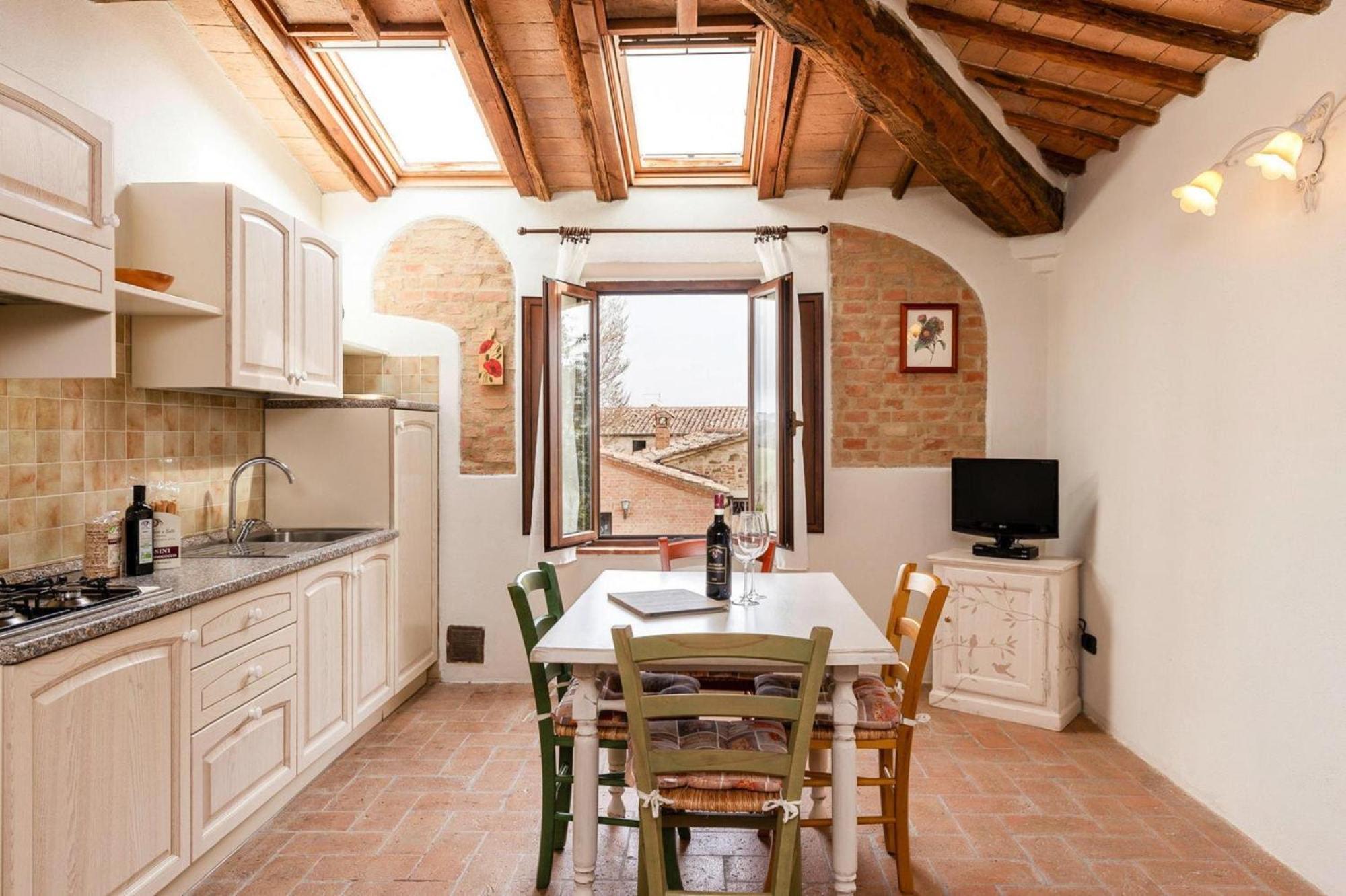 Apartmán Fattoria Bio Pieve A Salti Montalcino Exteriér fotografie