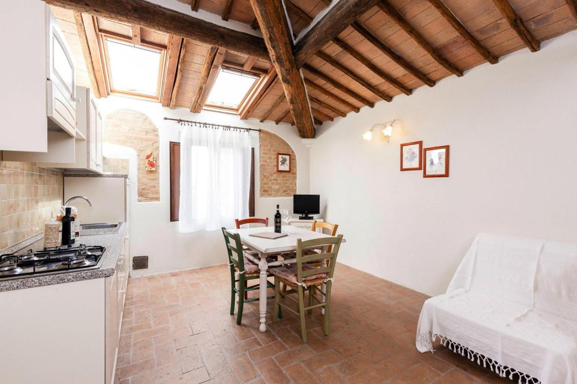 Apartmán Fattoria Bio Pieve A Salti Montalcino Exteriér fotografie