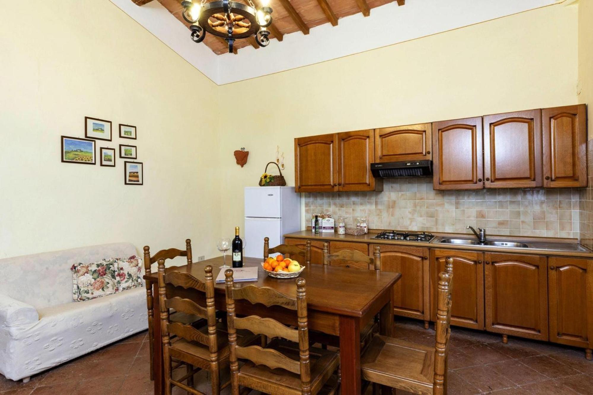 Apartmán Fattoria Bio Pieve A Salti Montalcino Exteriér fotografie