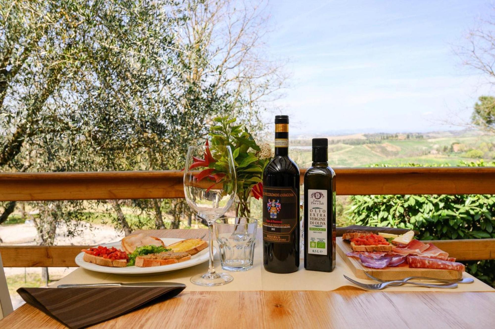 Apartmán Fattoria Bio Pieve A Salti Montalcino Exteriér fotografie